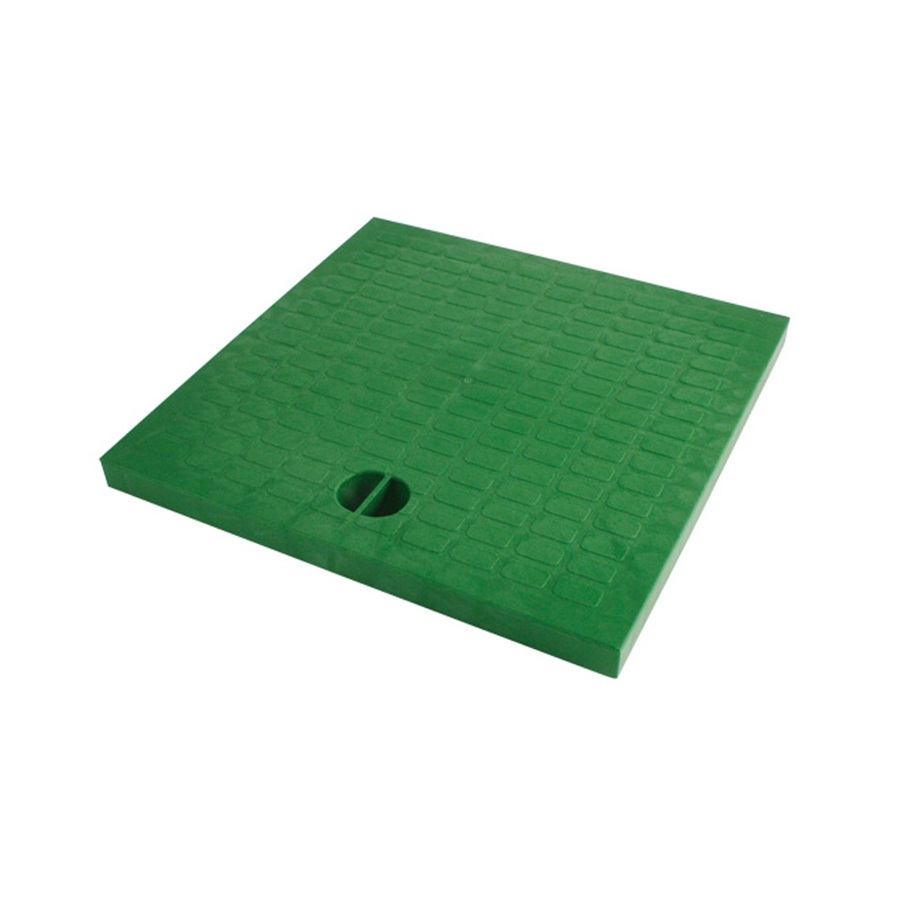 Capac de canal verde 40×40 cm