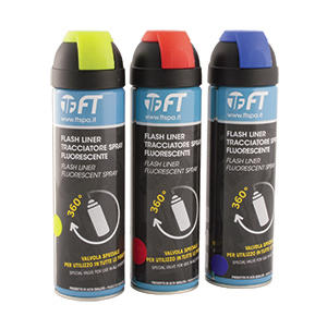 Spray de marcaj, galben fluorescent Flash Liner